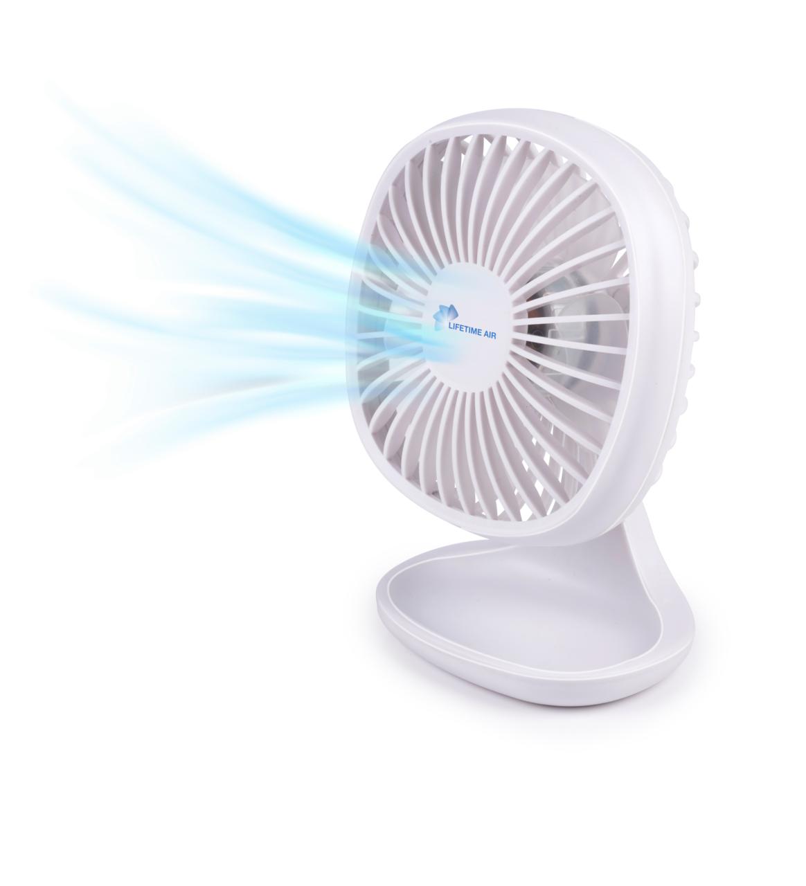 Mini fan usb white