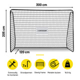 Voetbaldoel 300 x 205 x 120 CM