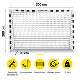 Voetbaldoel 300 x 90 x 200 CM