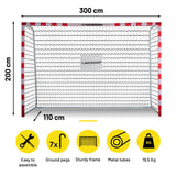 Voetbaldoel 300 x 200 x 110 CM