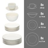 alpina serviesset 8 Persoons - Aardewerk Servies