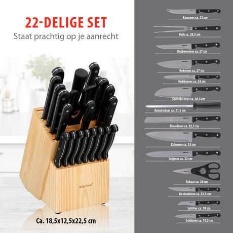 alpina Messenset 22Delig - maximondo