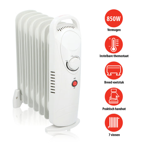 alpina Olieradiator Elektrisch 7 Lamellen