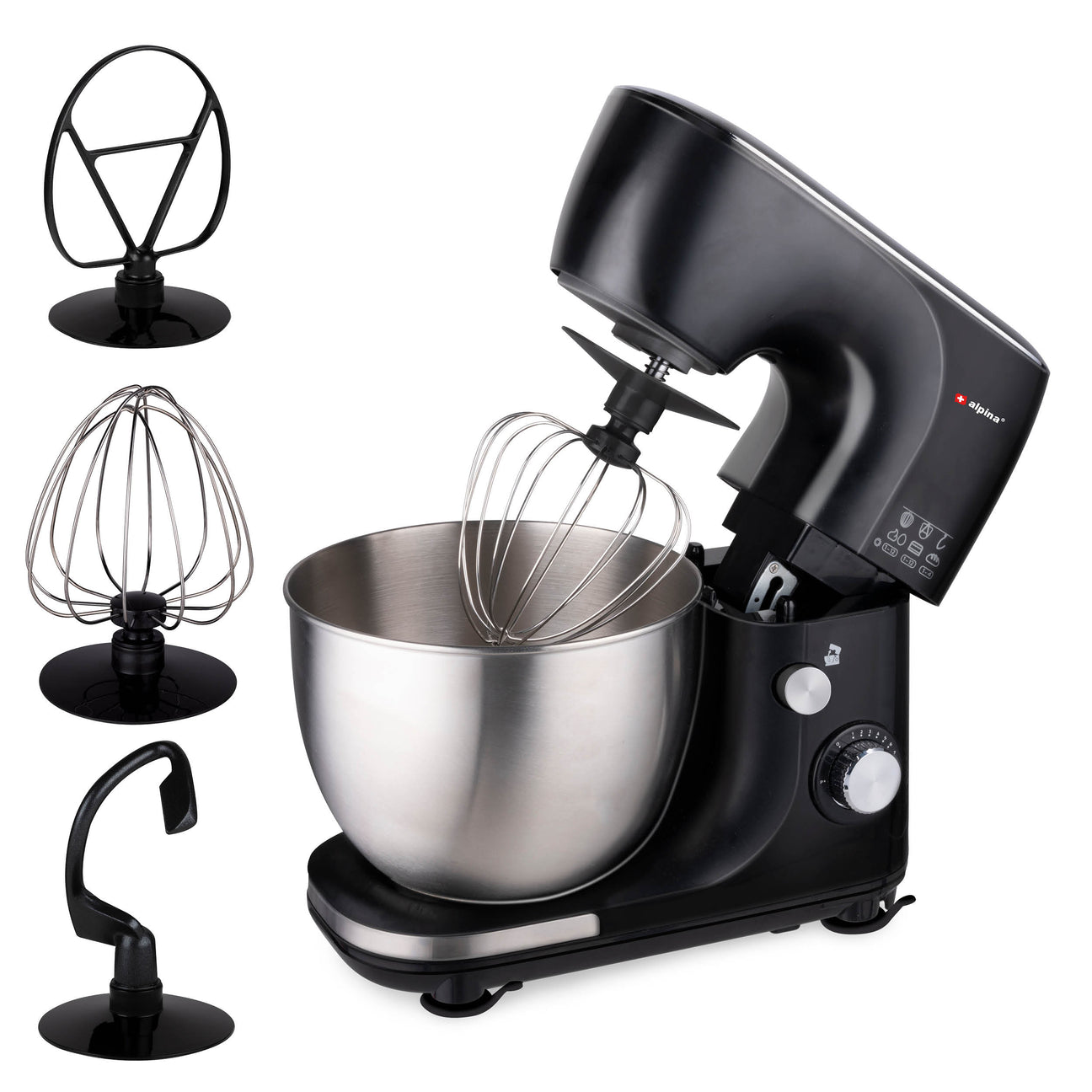 alpina Keukenmachine 3 Accessoires - maximondo