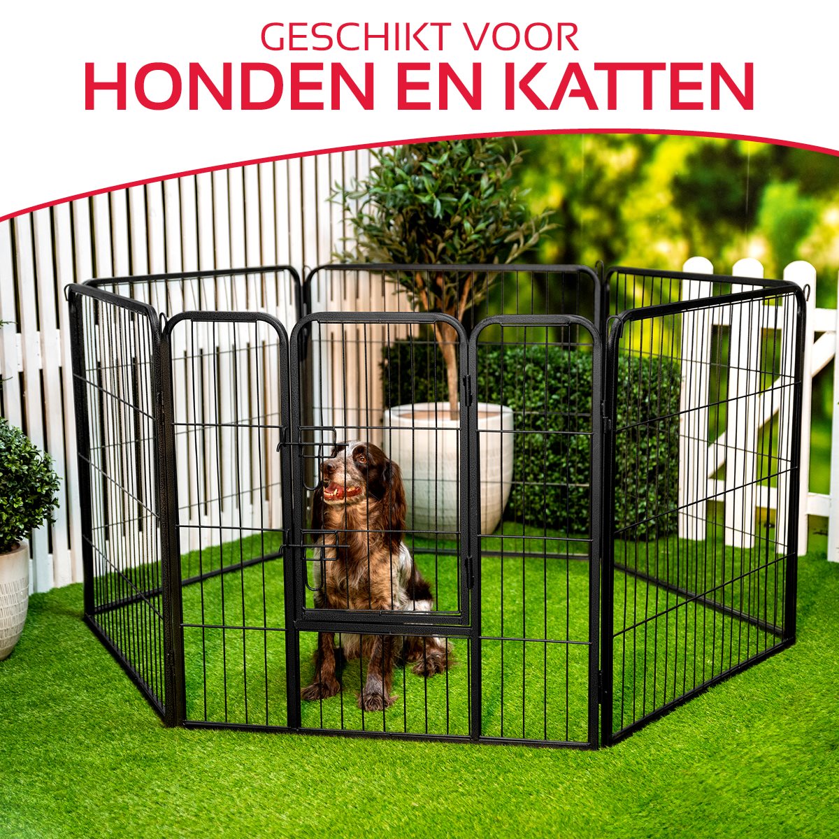 Katten- en Hondenren 210 x 80 CM