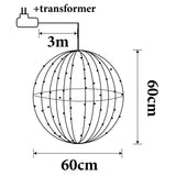 Lichtbol Kerstverlichting LED Ø 60 CM