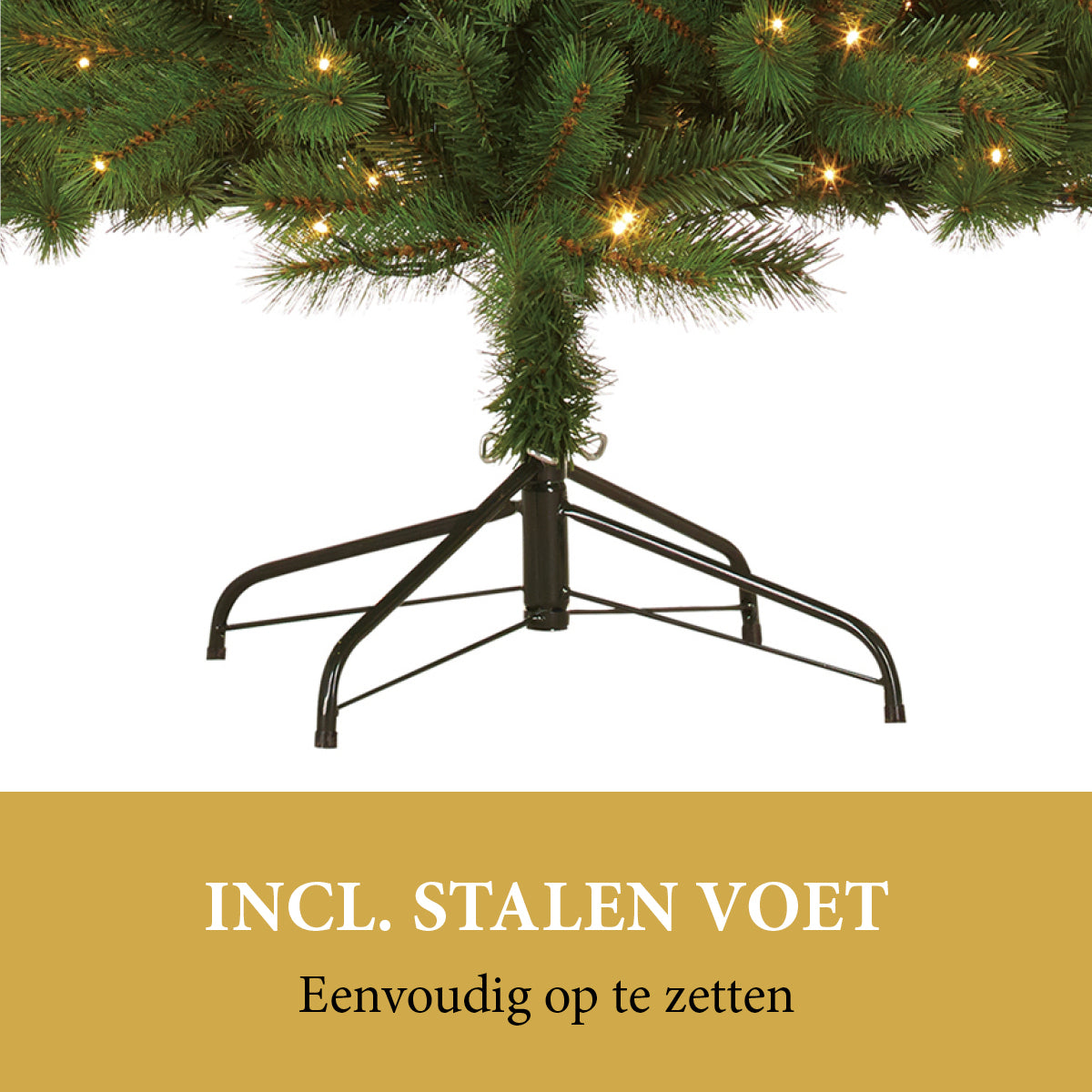 Kunstkerstboom met LED Verlichting 215 CM