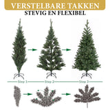 Kunstkerstboom met LED Verlichting 185 CM