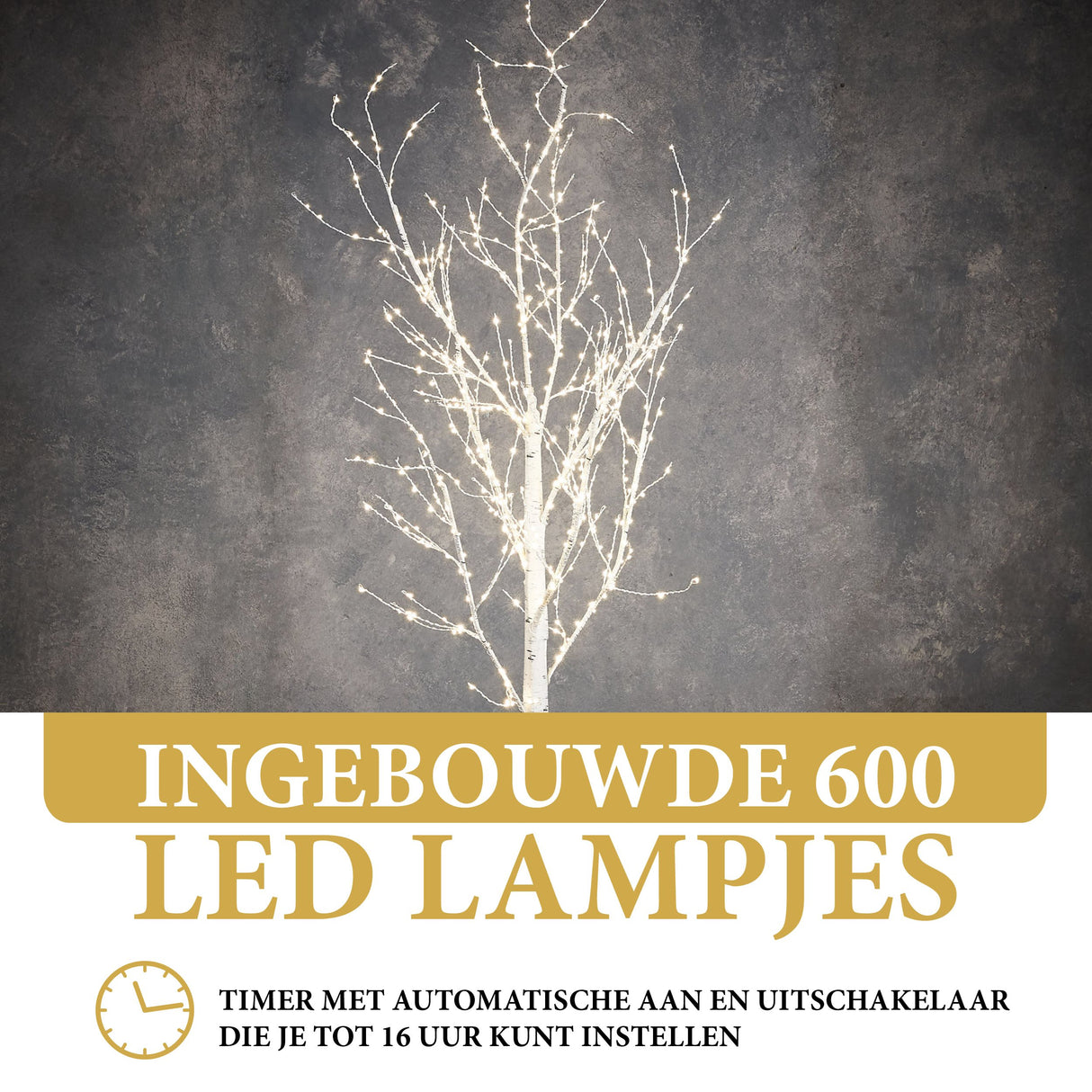 Lichtboom met LED Kerstverlichting 180CM