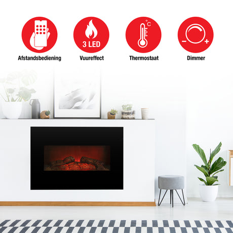 Classic Fire Sfeerhaard Memphis - 1800W - maximondo