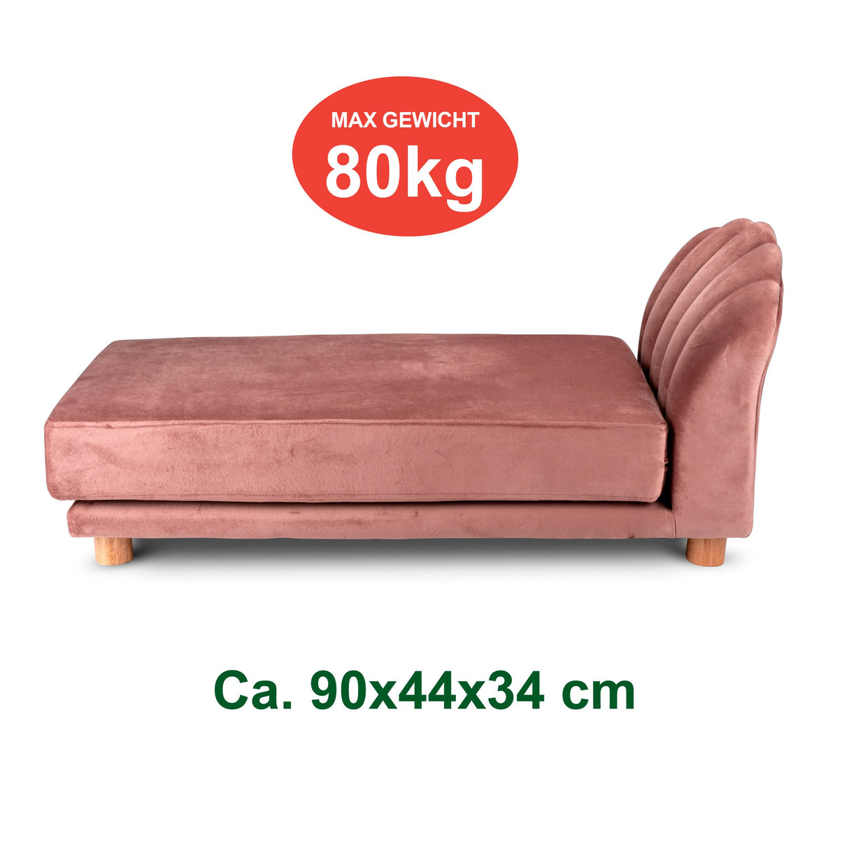 Pet Sofa 90x44x34cm Pink