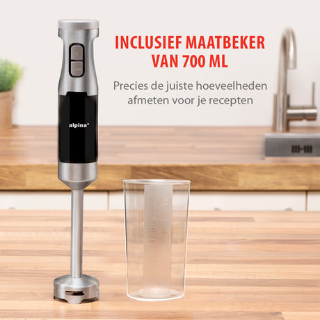 alpina Staafmixer 1000W met Maatbeker