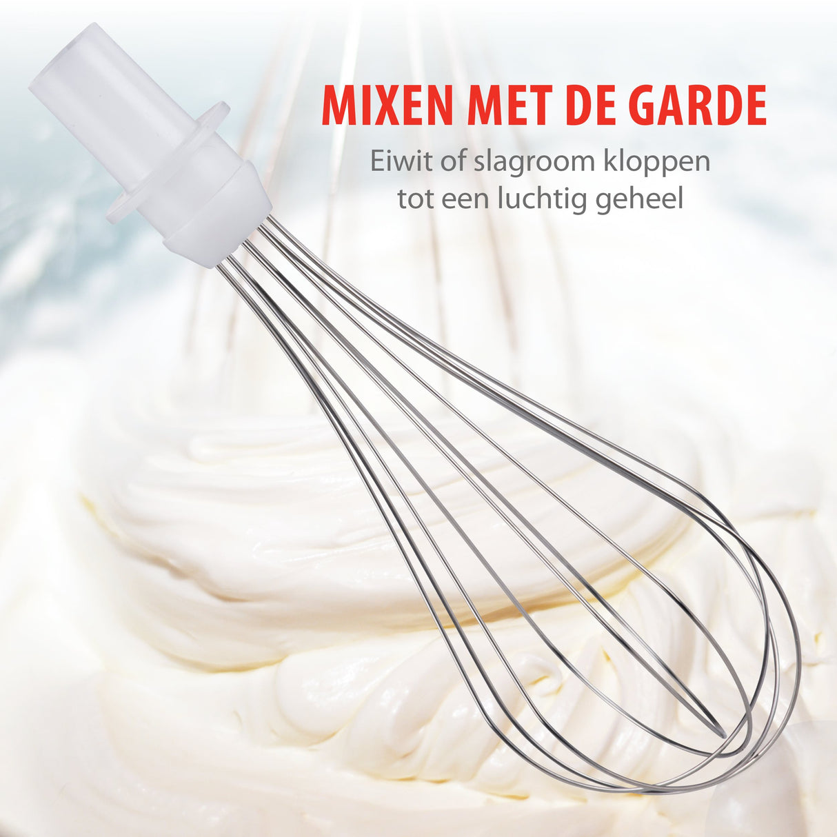 Staafmixer met Hakmolen en Garde 1000W