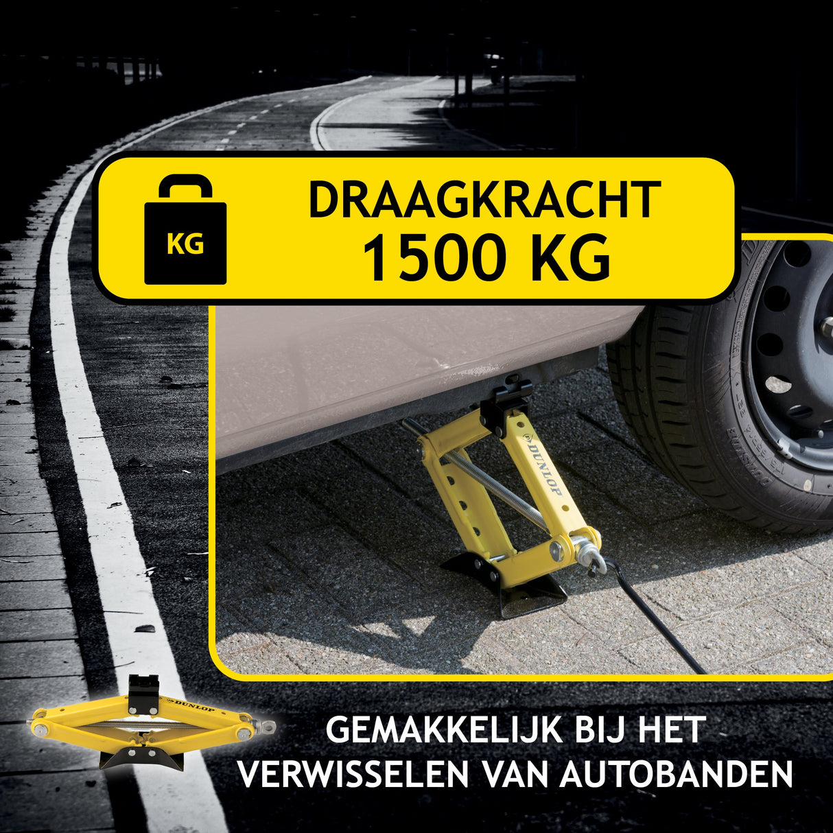 Krik met 1,5 Ton Hefvermogen