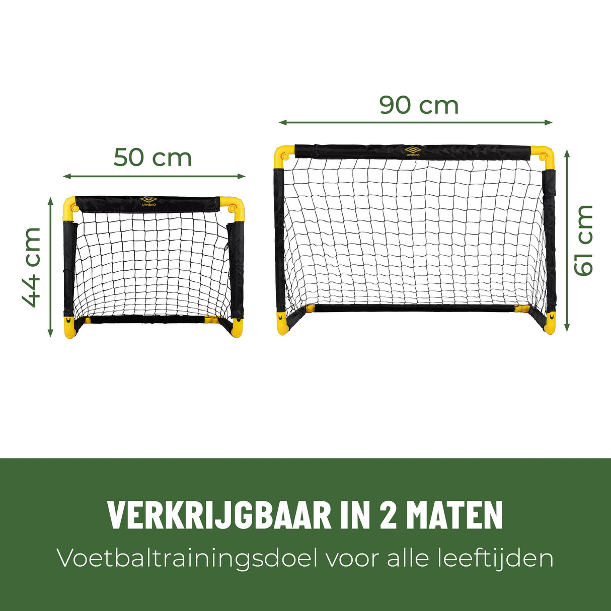 Voetbaldoeltjes Set van 2 50 x 44 x 44cm