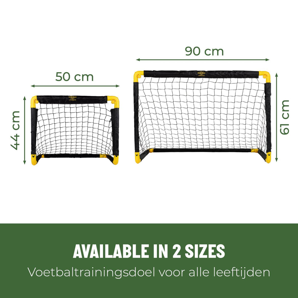 Voetbaldoeltjes Set van 2 50 x 44 x 44cm