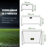 Voetbaldoel 300 x 120 x 205 cm