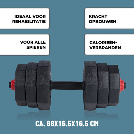 Gewichten Set met Dumbells