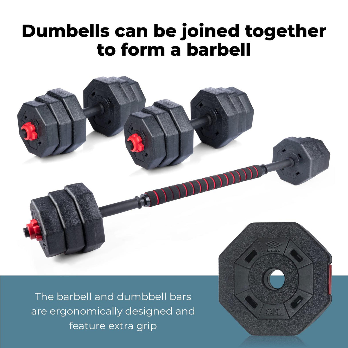 Gewichten Set met Dumbells