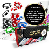 Pokerset in Aluminium Koffer