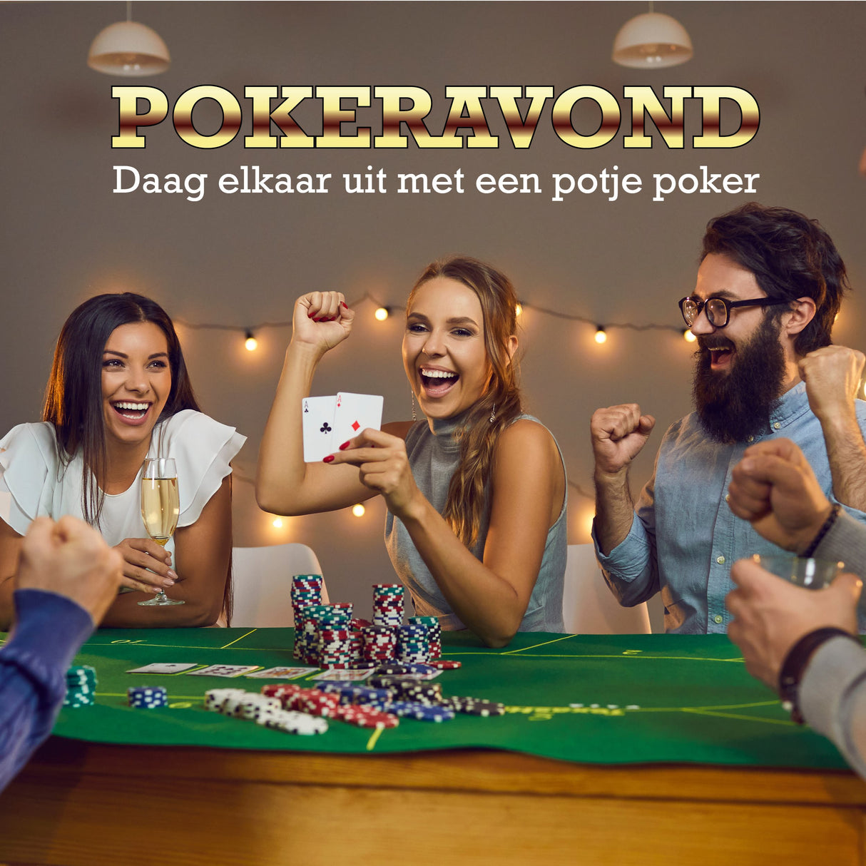 Pokerset in Aluminium Koffer