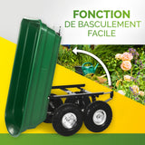 Garden Cart 95x50x108cm 75L