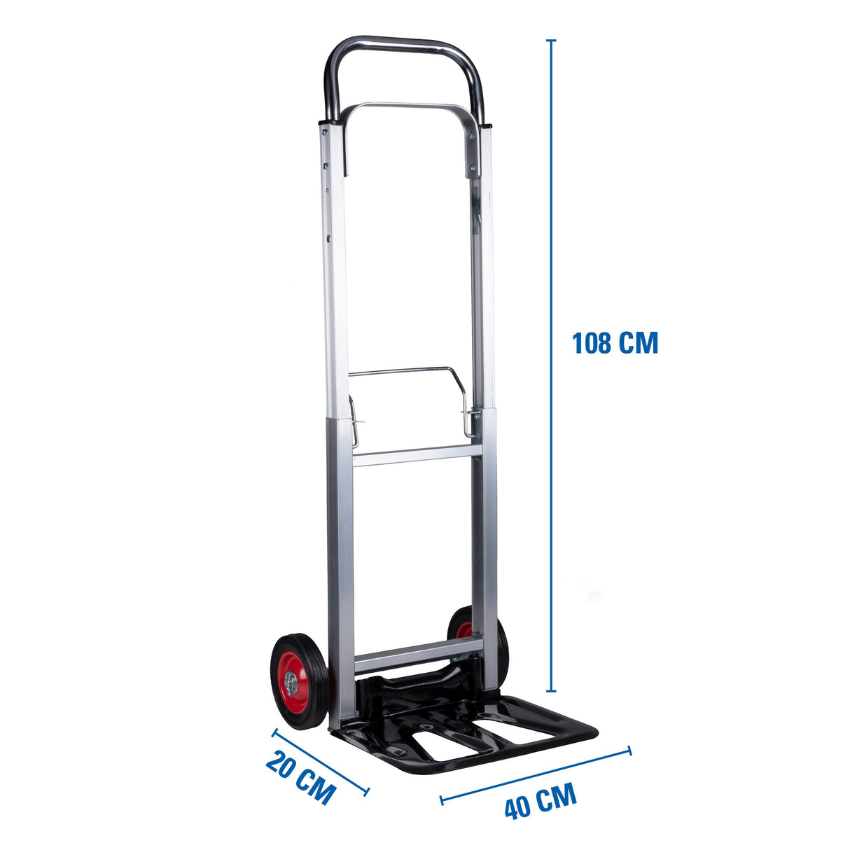 Hand truck foldable alu 90kg