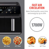 Dubbele airfryer 8L 230V 1700W