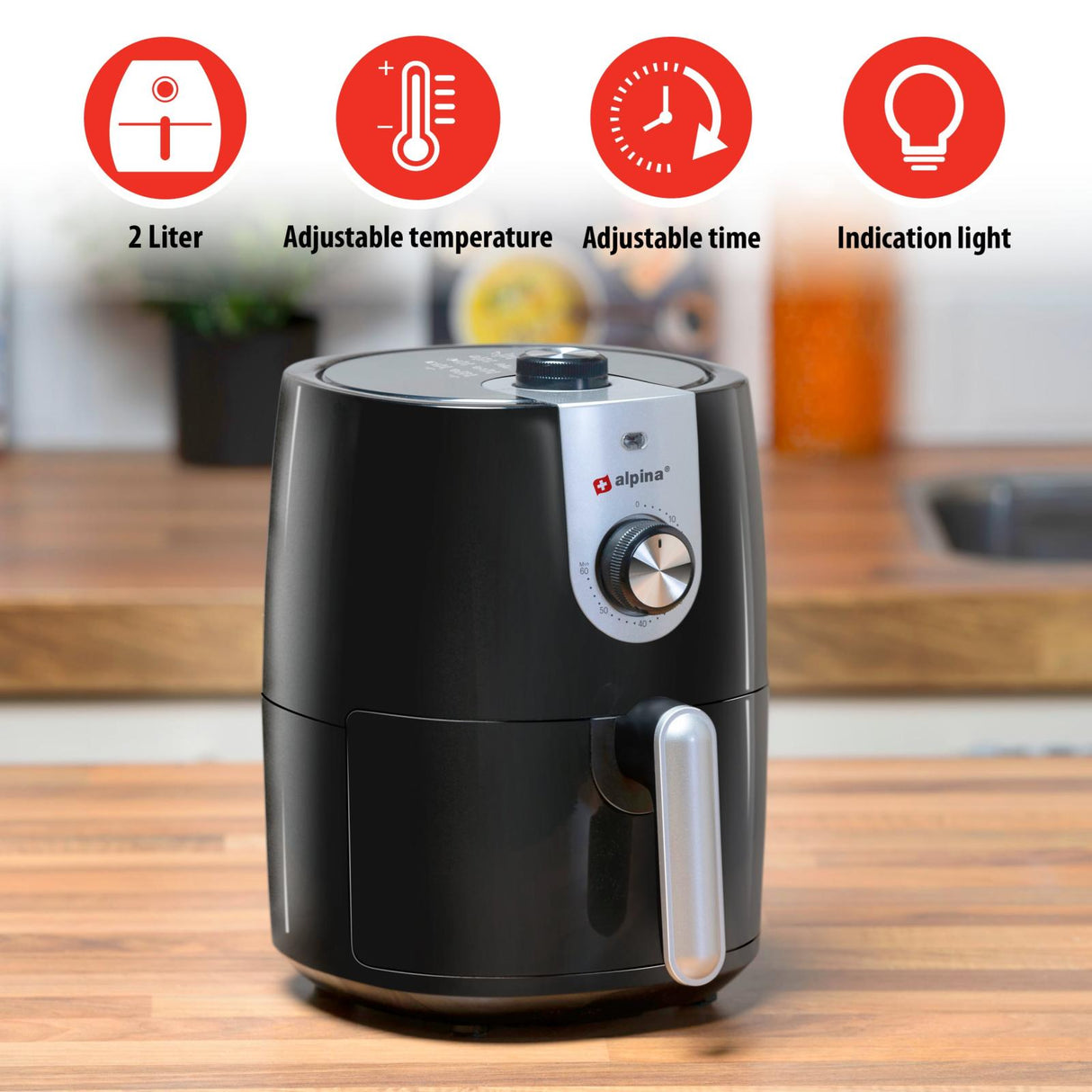 Air fryer 230V 2L 900W