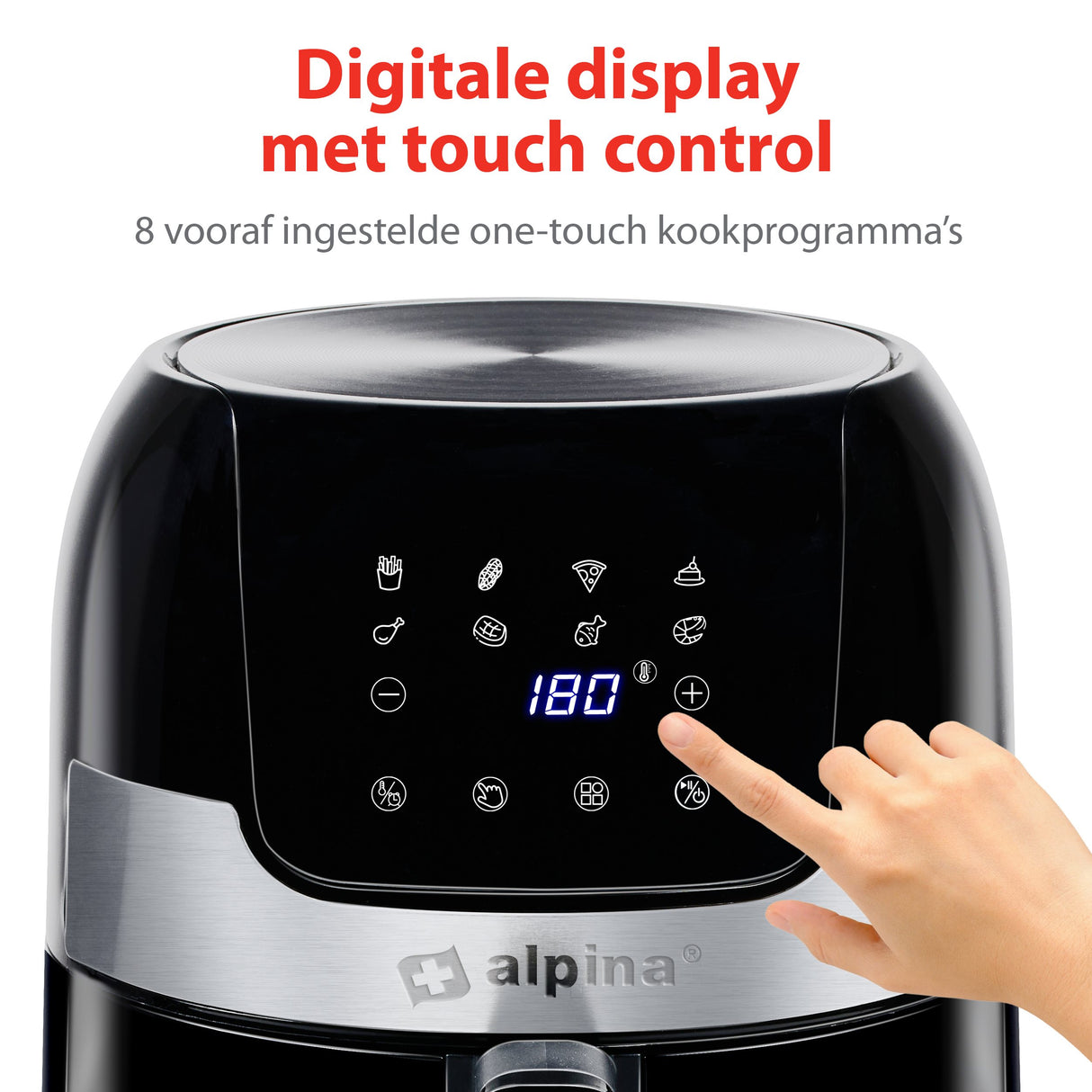 Airfryer 230V 3.5L 1400W Digitaal Display