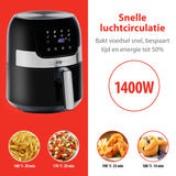 Airfryer 230V 3.5L 1400W Digitaal Display