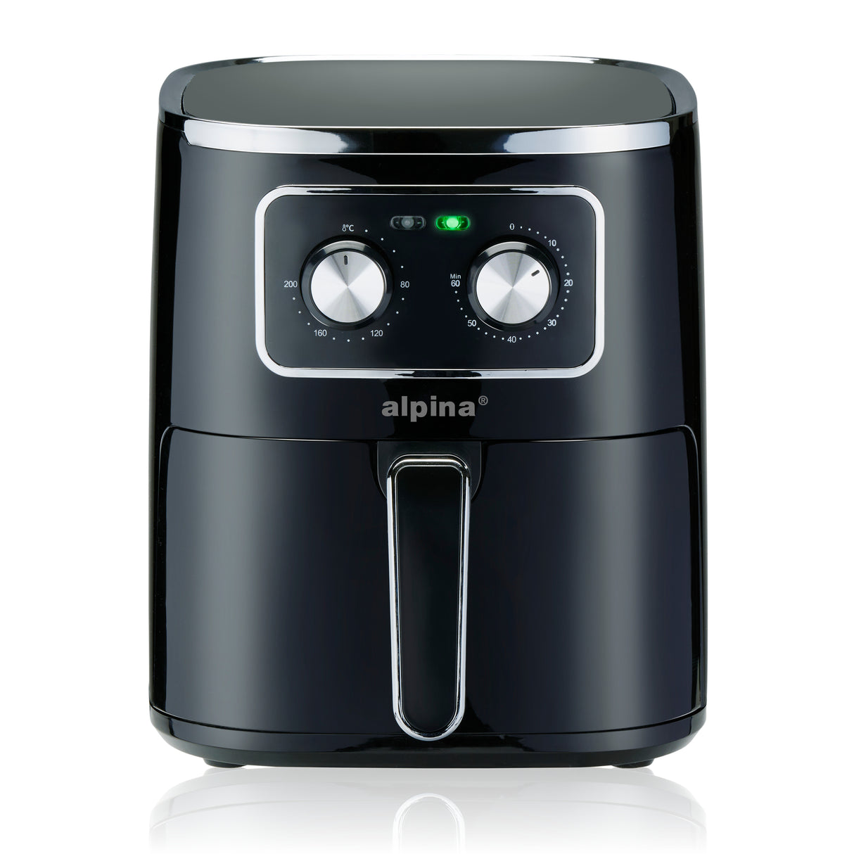 alpina Airfryer 4.5L, zwart