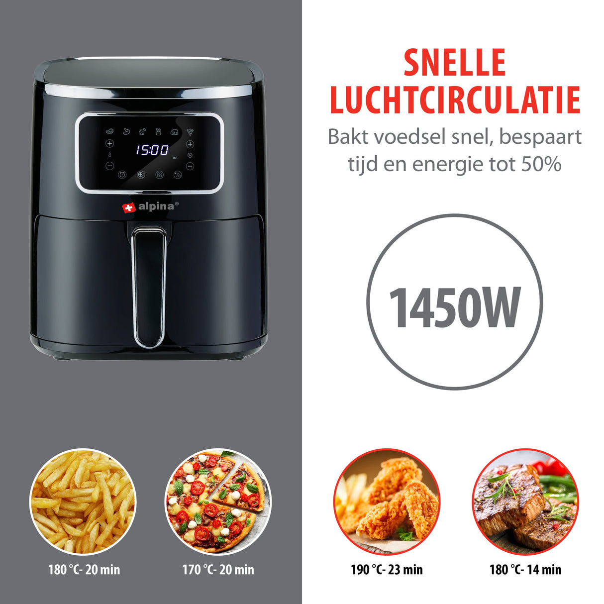 Airfryer Digitaal 4.5L