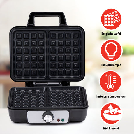 alpina Wafelijzer, 1000 W - maximondo