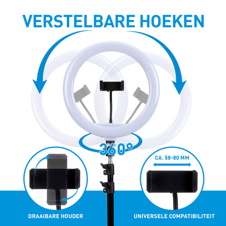 Grundig Ringlamp met Statief