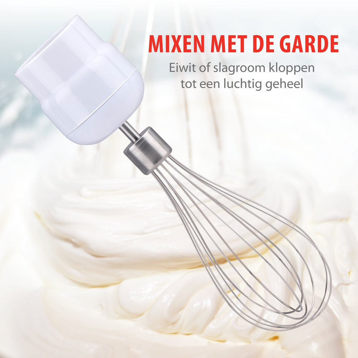 Staafmixer met Opzetstukken 230V 400W