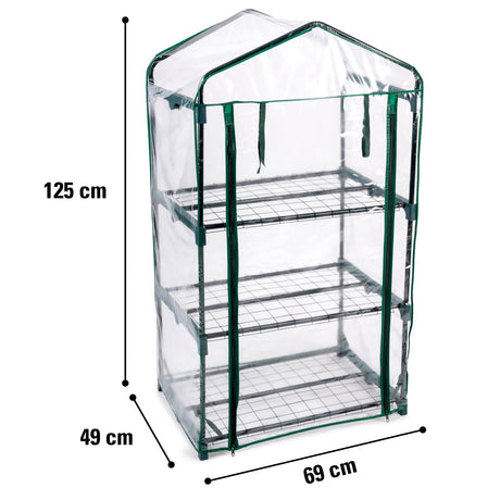 Kinzo Plastic broeikas 3 verdiepingen - maximondo