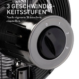 Tafelventilator 30cm 230V Zwart