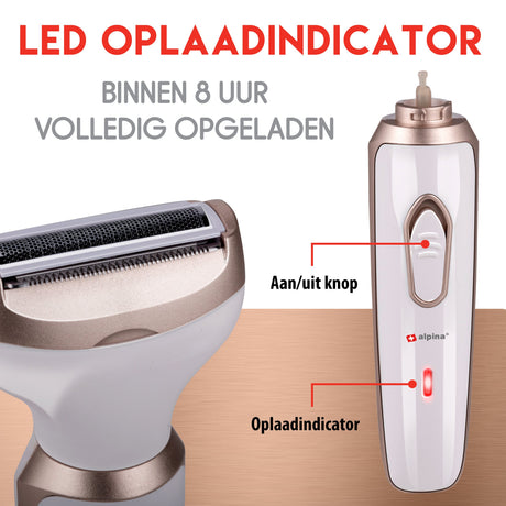 Ladyshave 4-in-1 Oplaadbaar