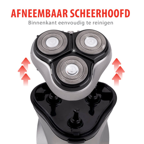 Oplaadbaar Scheerapparaat met Trimmer USB