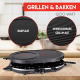 Gourmetstel Bakplaat Ovaal 8 Personen