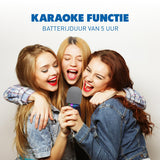 Karaoke Microfoon Bluetooth RGB Licht, 5 Uur