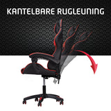 No Fear Gaming Stoel - Rood/Zwart - maximondo