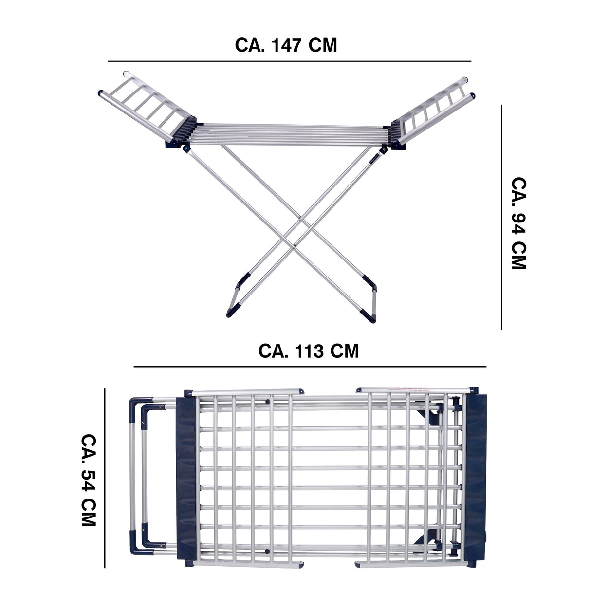 Elektrisch droogrek met verwarming DD6003