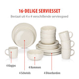 alpina Serviesset 16Delig - 4 Persoons Bordenset
