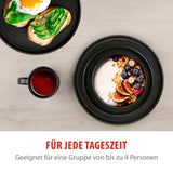 alpina Serviesset 4 Persoons - Aardewerk Servies 16-Delig