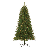 Kunstkerstboom met LED Verlichting 215 CM