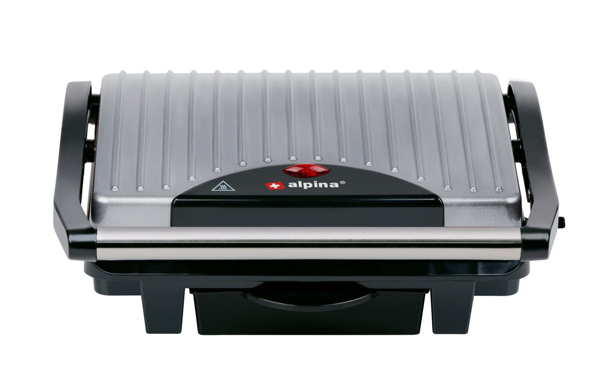alpina Tosti Ijzer 1000W Contact Grill - Grijs