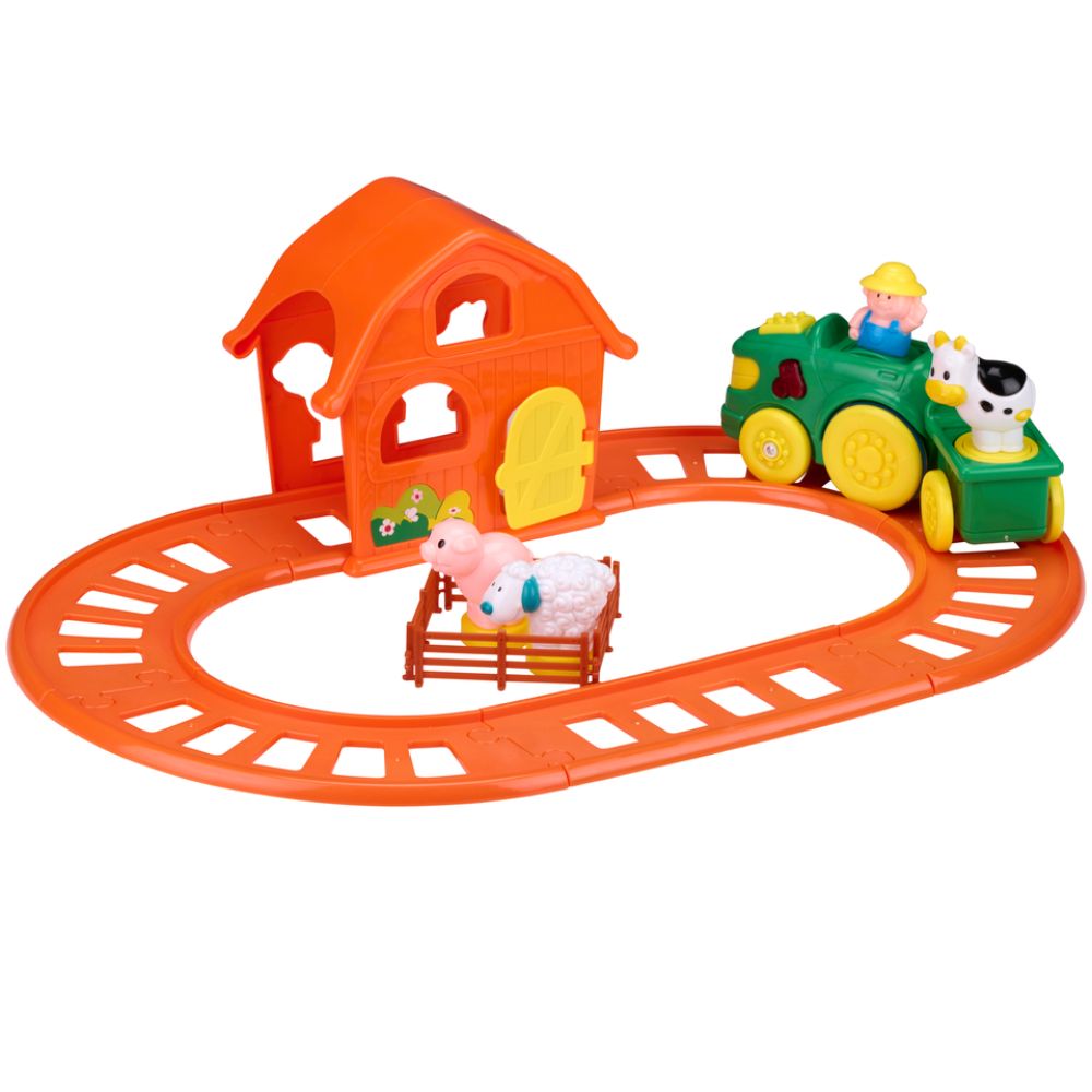 Eddy Toys Boerderij Trein met Geluid - maximondo