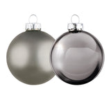 Kerstballen Zilver 6 Stuks